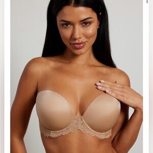 Wacoal Self Assured Push Up Strapless Bra - Roebuck - 32C